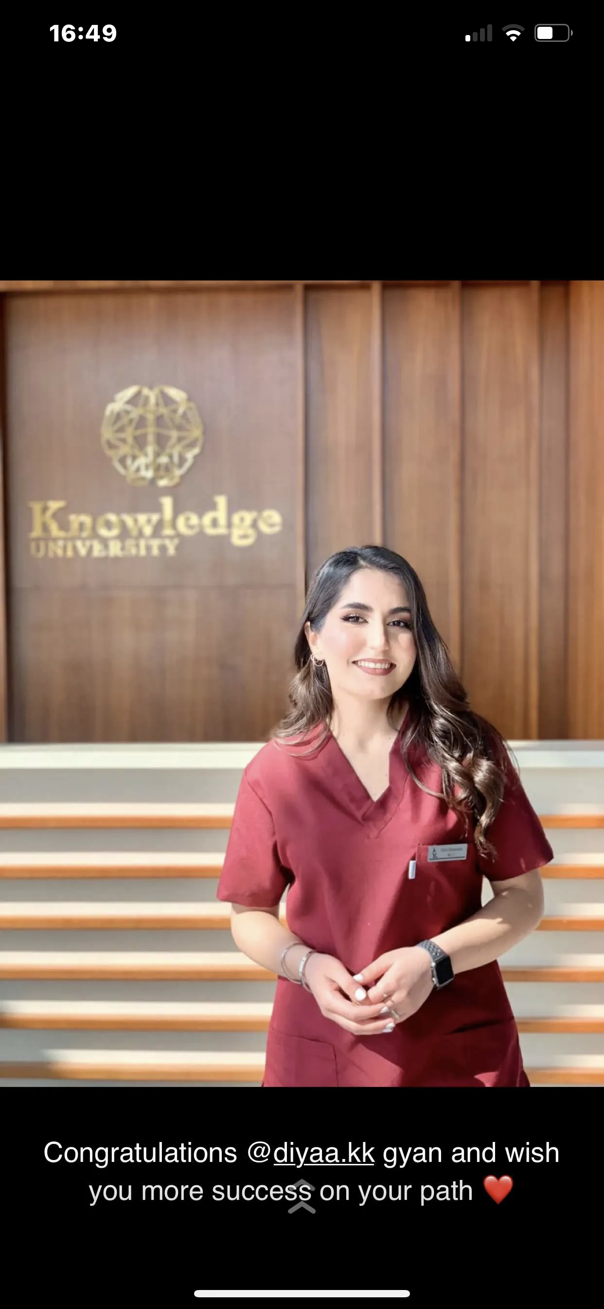 Diya Kamaran Mustafa, Graduate Knowledge University