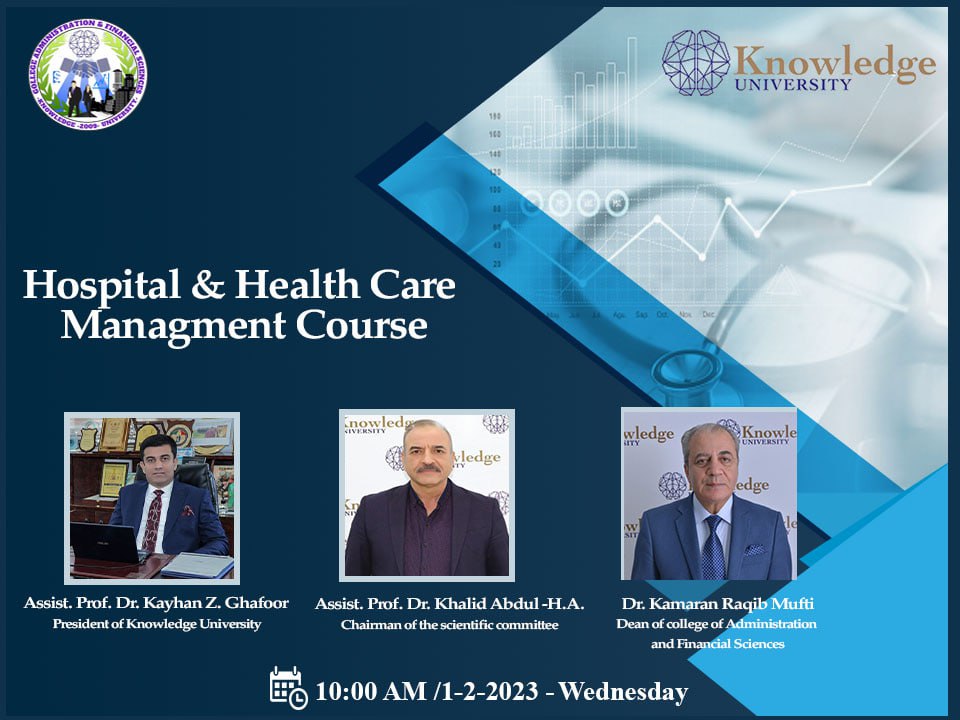 Launch of Hospital and Health Care Management Training Course at Knowledge University.