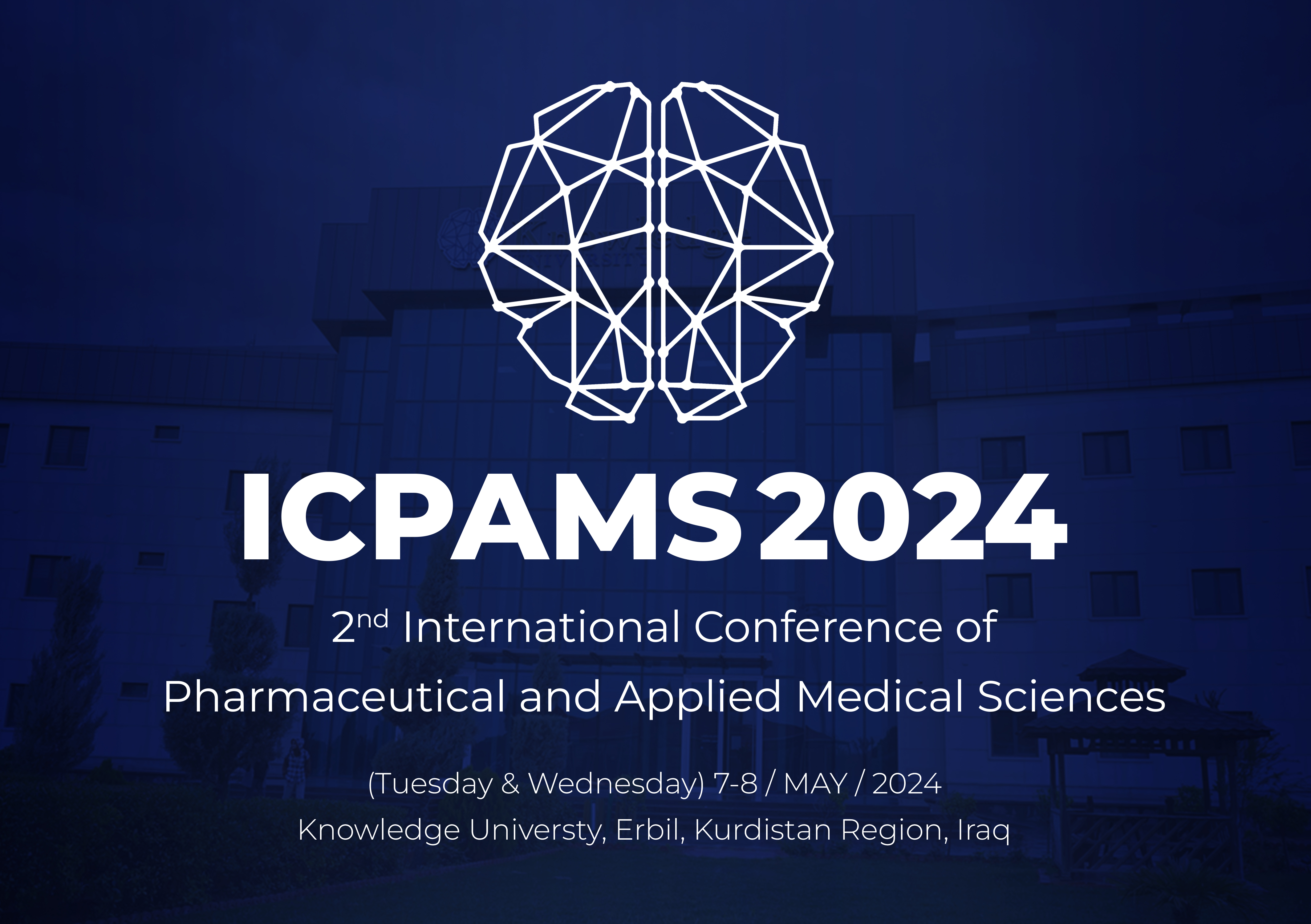 ICPAMS24: The 2nd International Conference of Pharmaceutical & Applied Medical Sciences