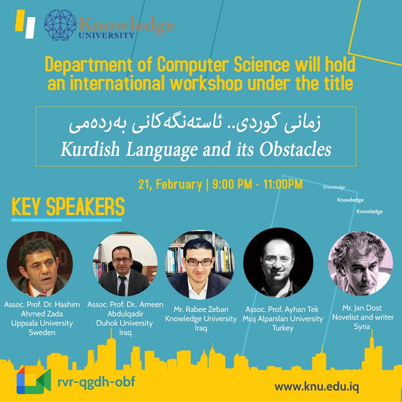 Kurdish Language and its obstacles International Workshop