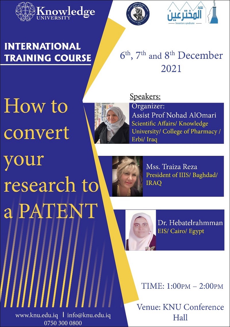 Day 1: How to convert your research to a patent