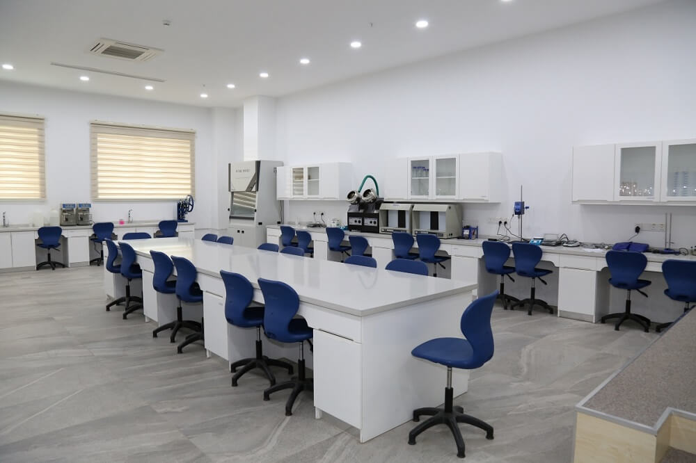 Knowledge University, College of Pharmacy Pharmaceutical Technology labs