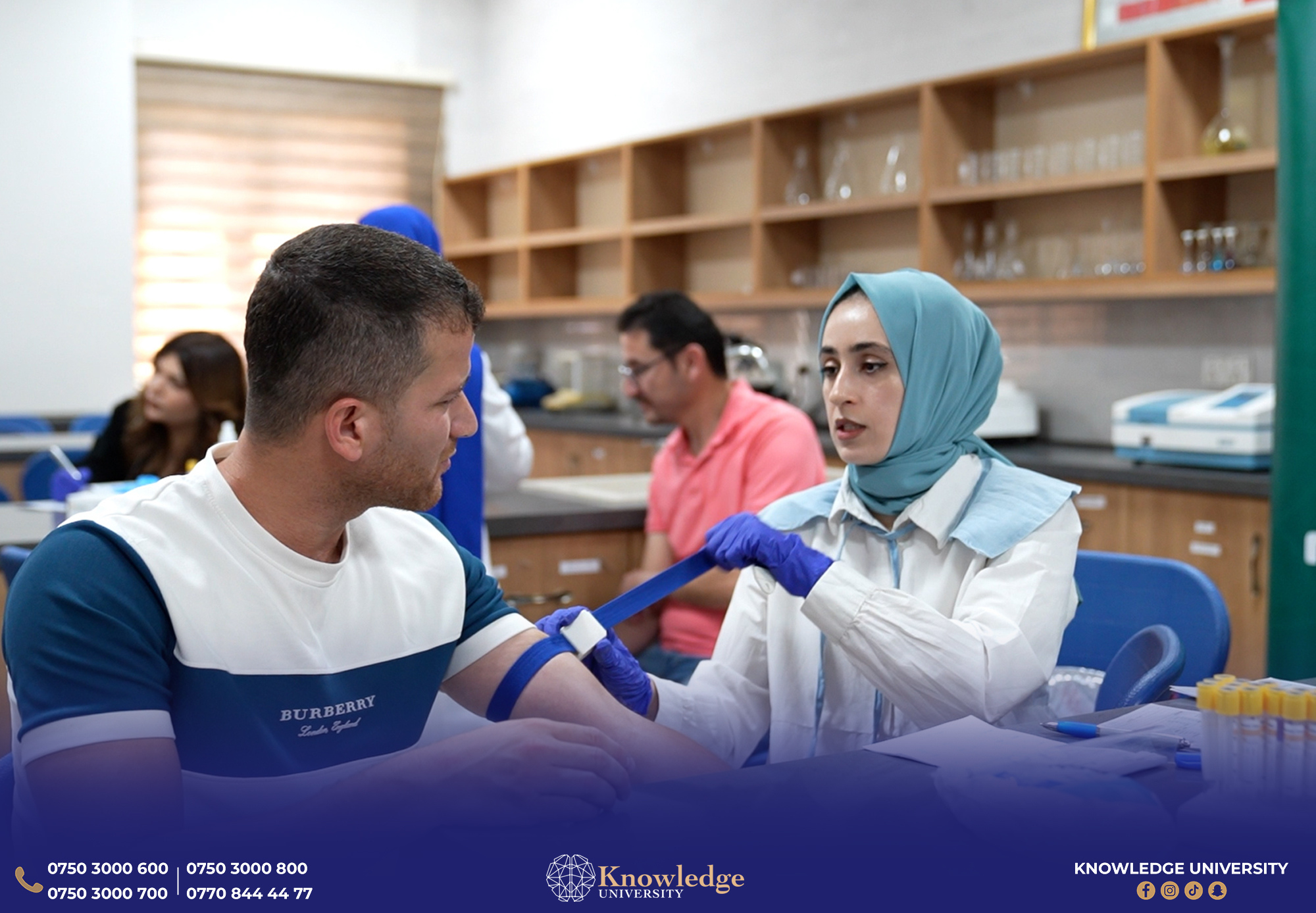 Free Medical Checkup Held at Knowledge University for Staff Members