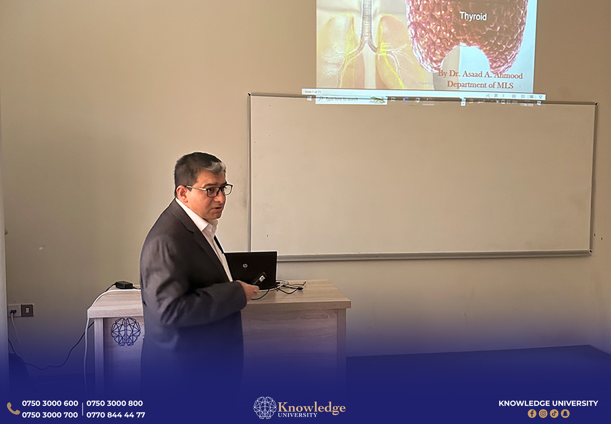 Seminar on Thyroid Gland Held at Knowledge University