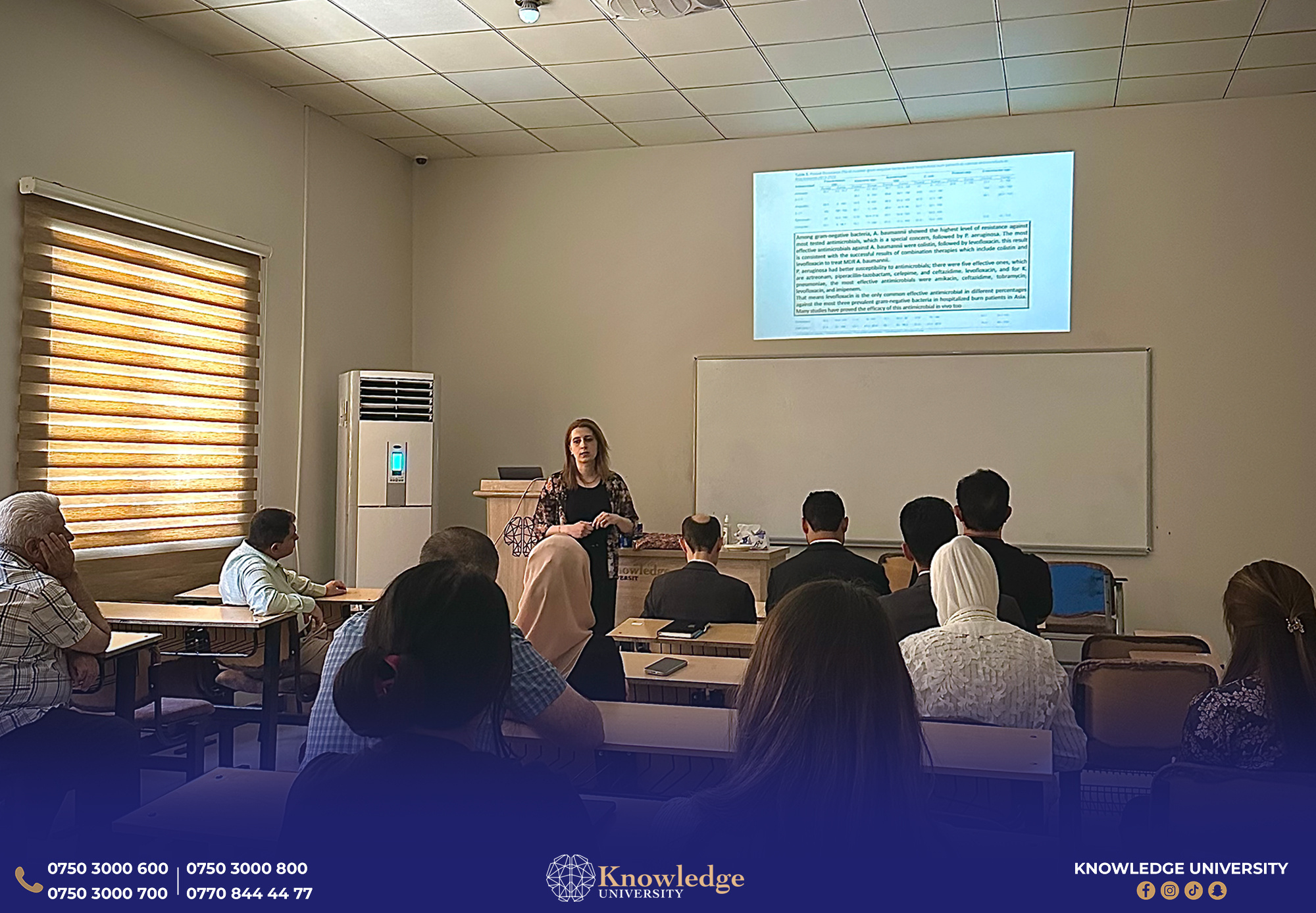 College of Science Organizes National Research Seminar on Antimicrobial Resistance in Burn Patients
