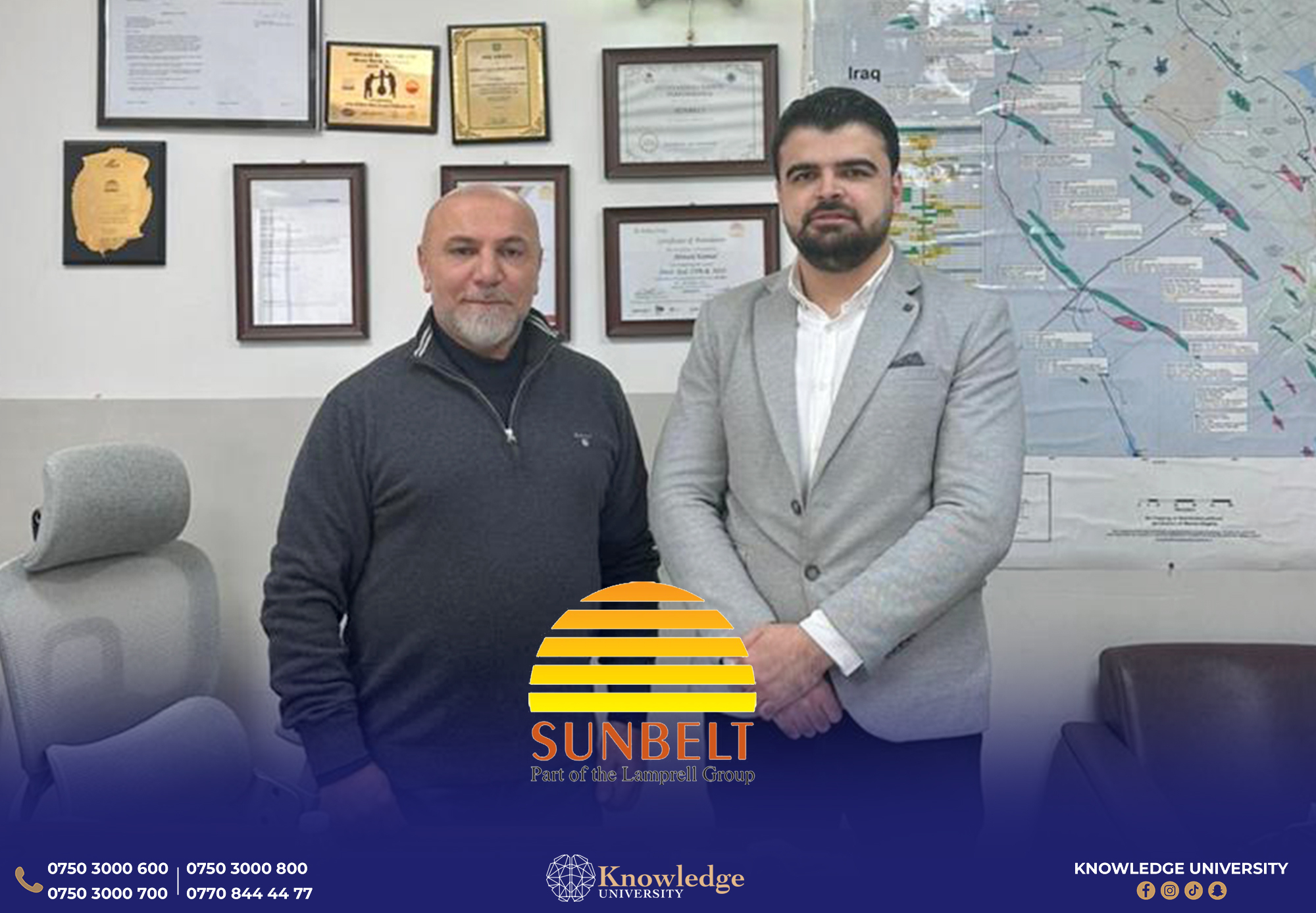 Knowledge University Signs Cooperation Agreement with Sunbelt Oil Services Company