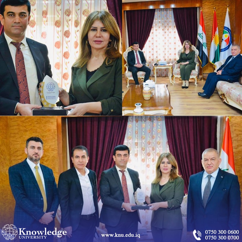 A delegation from Knowledge University, headed by the University President, visited the Independent Human Rights Commission in the Kurdistan Region- Iraq. A delegation from Knowledge University, headed by the University President, visited the Independent Human Rights Commission in the Kurdistan Region- Iraq.