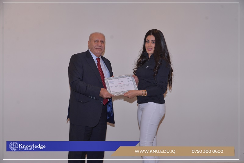 ‏Honoring the top students in the Department of Law at Knowledge University