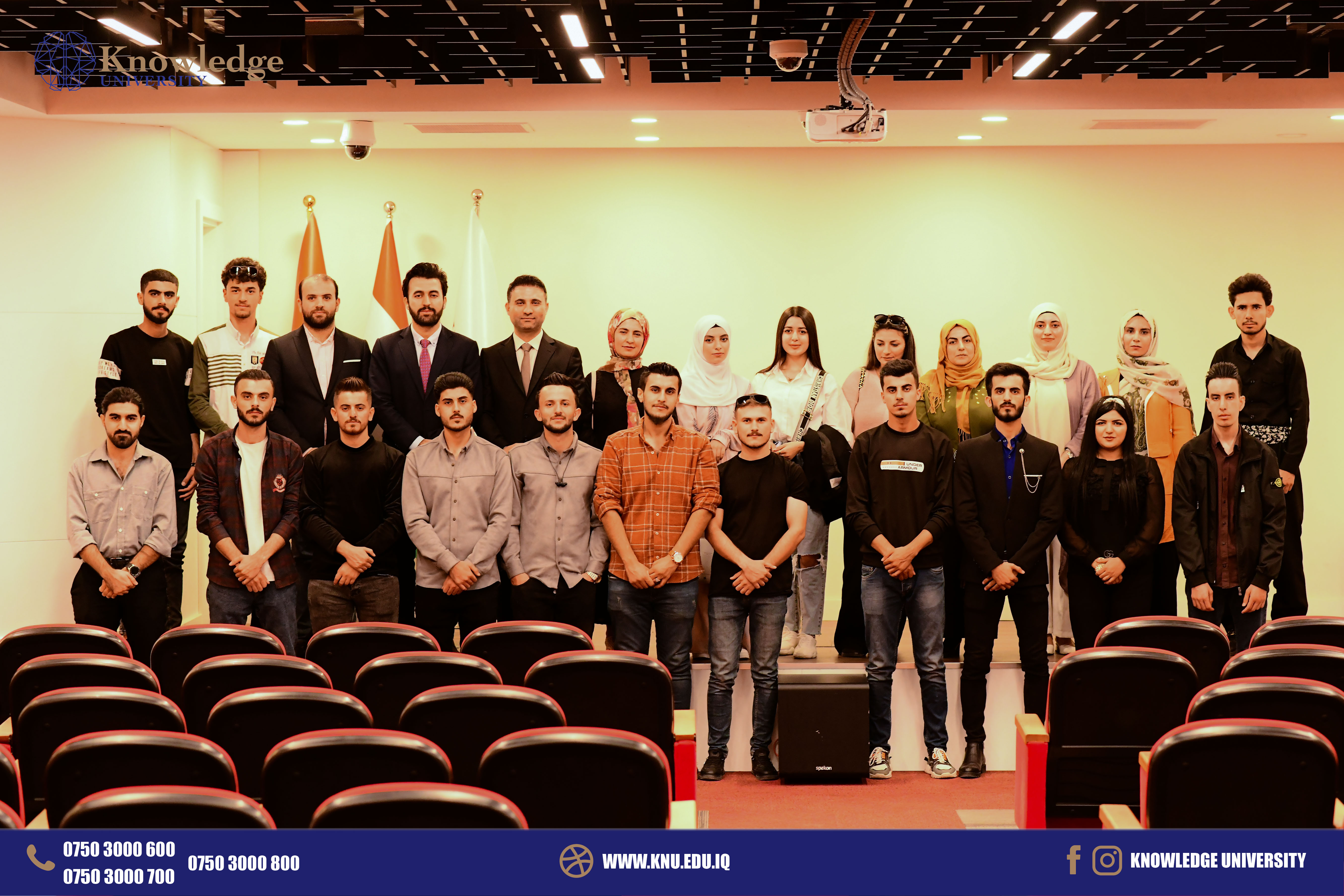 The students of Selmani computer institute are visiting Computer engineering department in knowledge university