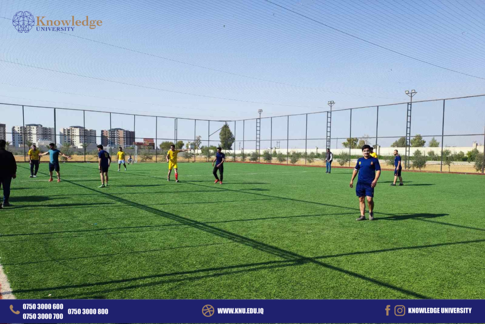 Knowledge University, conducted a sports activity