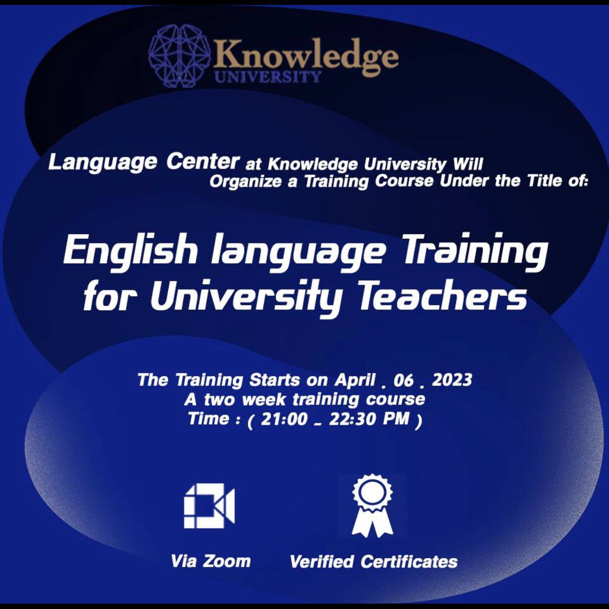 English Language Training Course for University Lecturers