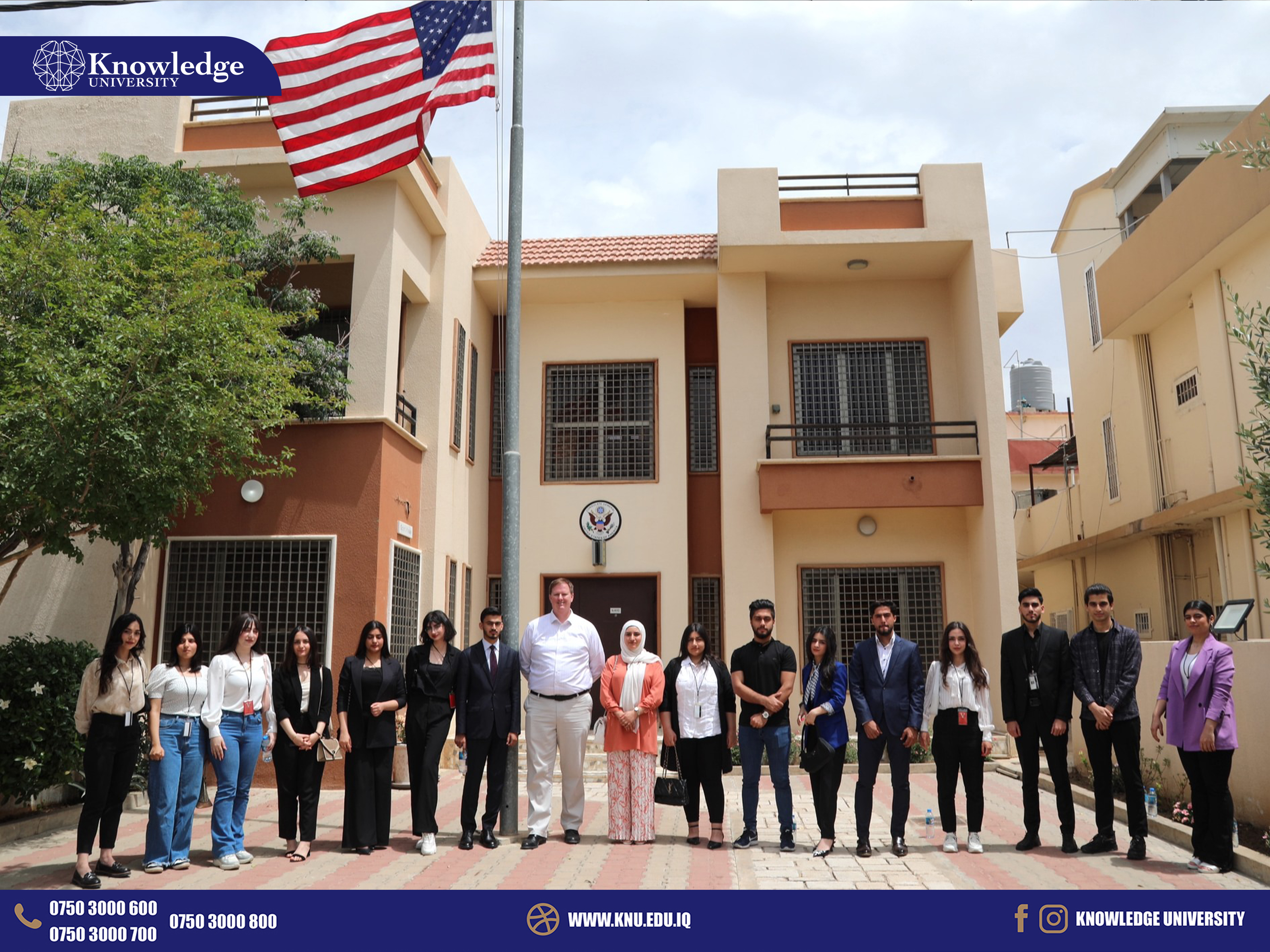 Visiting U.S. Consulate of Erbil by the students of English Language Teaching Department