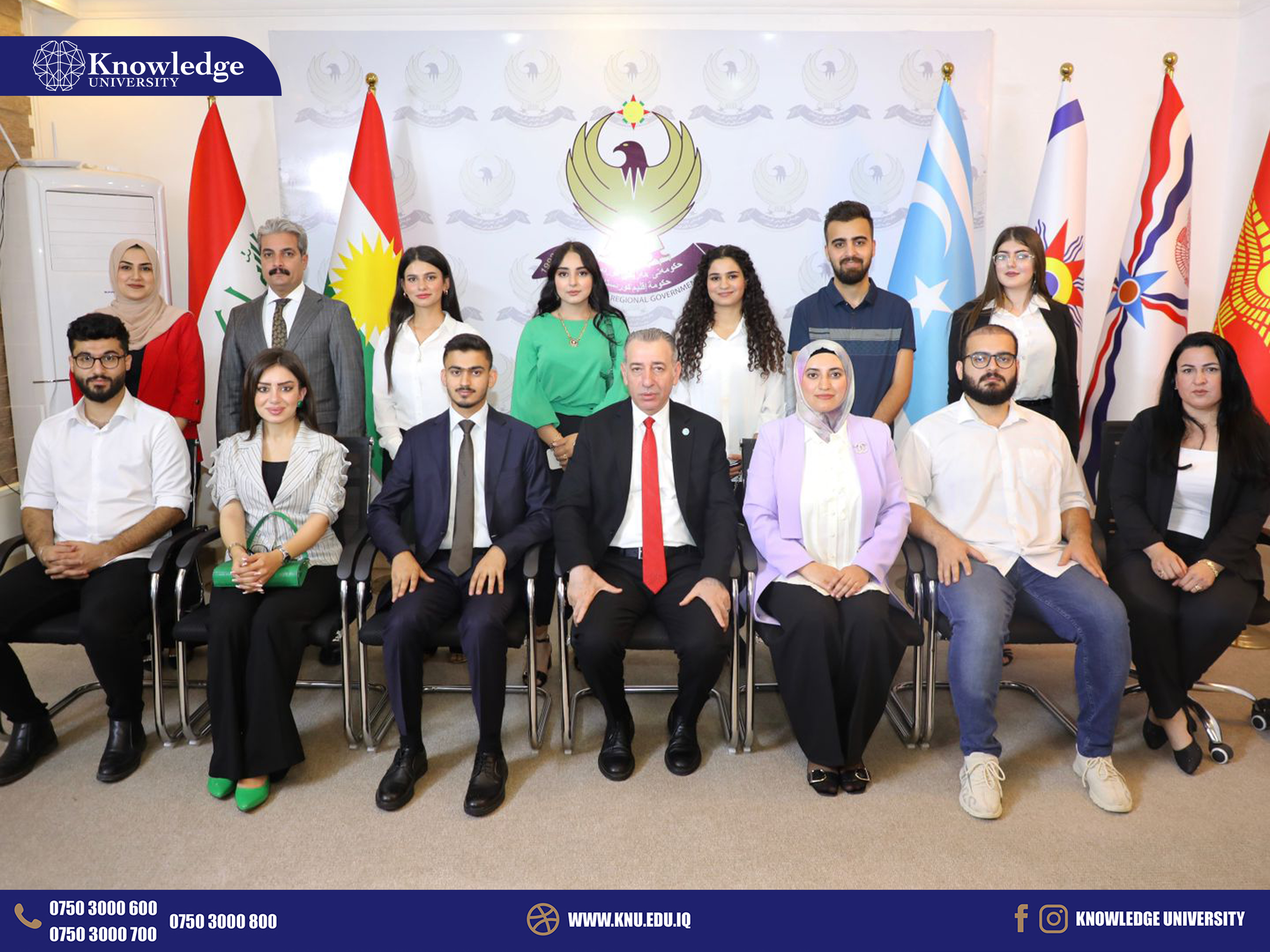 ELT Students Visit Regional Minister to Discuss Scholarships and Educational Opportunities