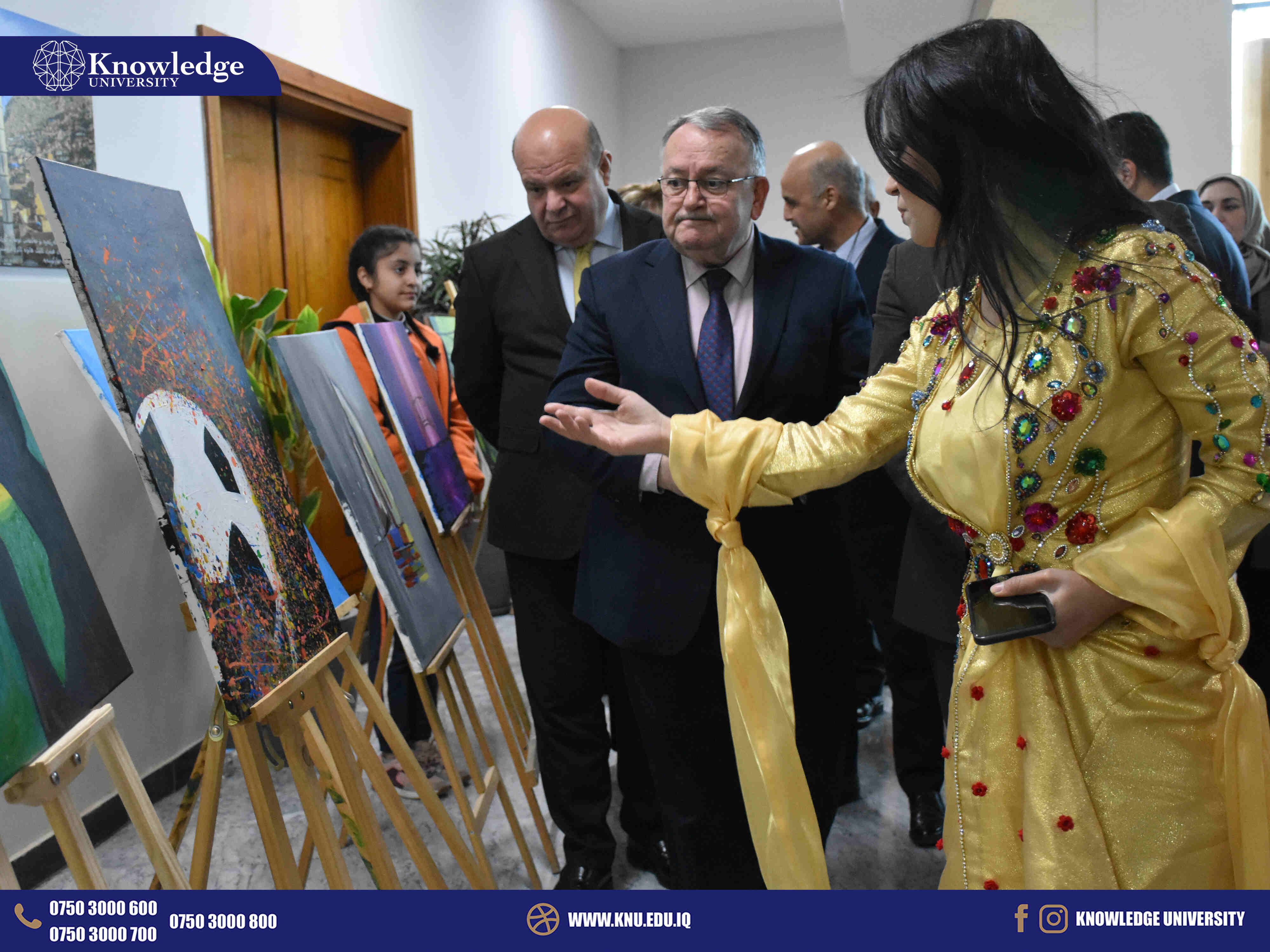 Knowledge University and Koshish Non-Governmental School Host Collaborative Arts Exhibition