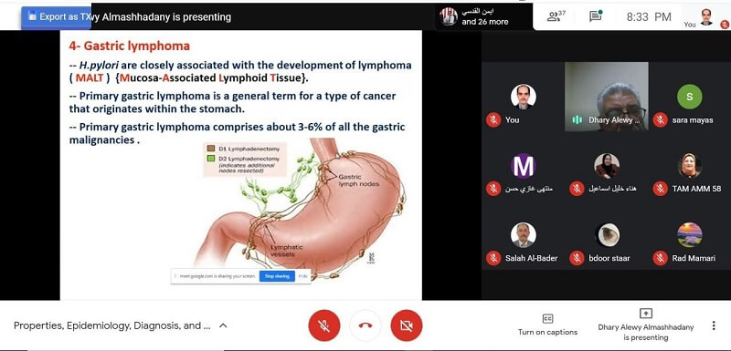 Research Center held an International workshop on Properties, Epidemiology, Diagnosis, And Impact Of H.Pylori On Public Health