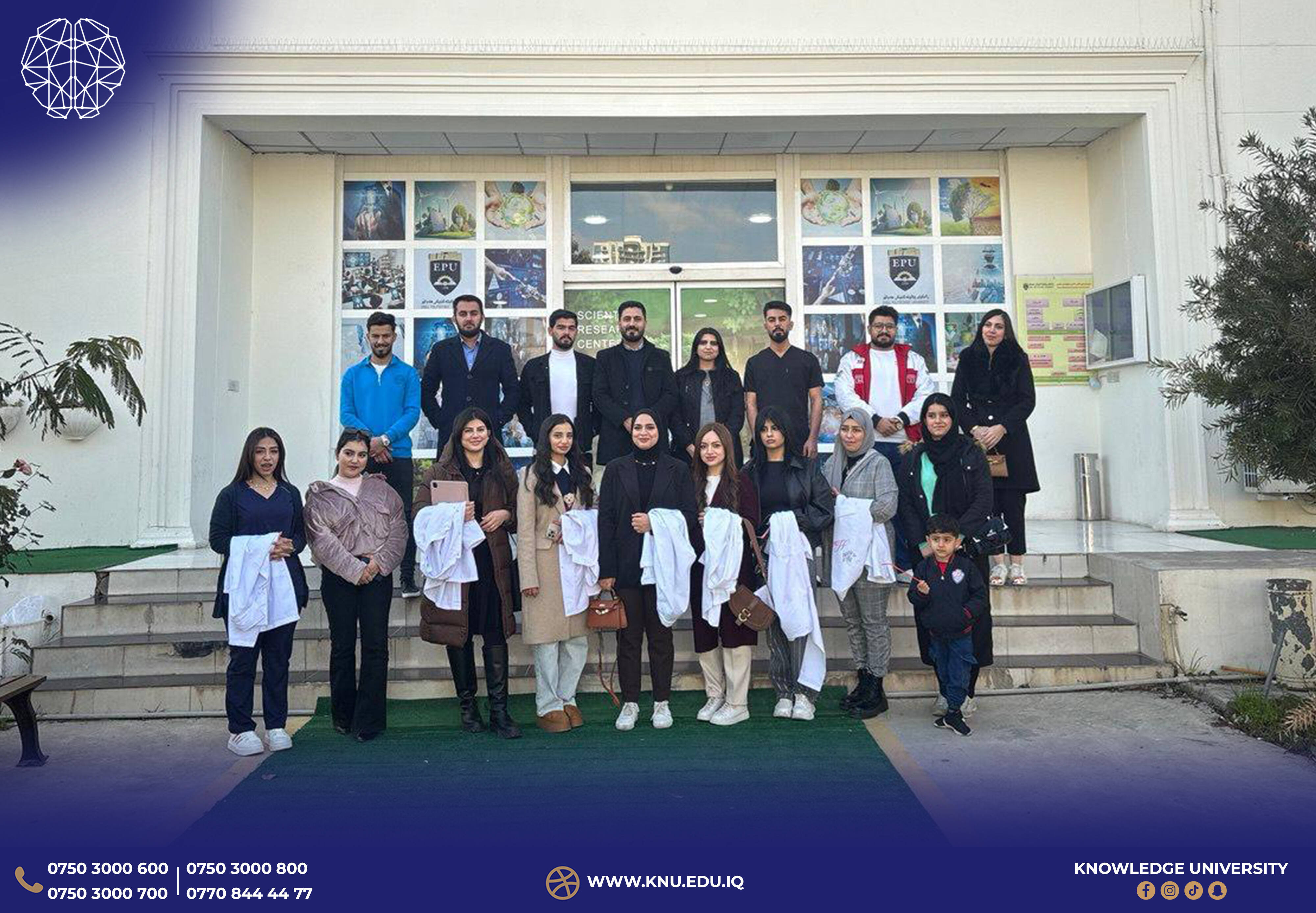Second-Stage Medical Laboratory Science Students Visit Research Center at Erbil Polytechnic University