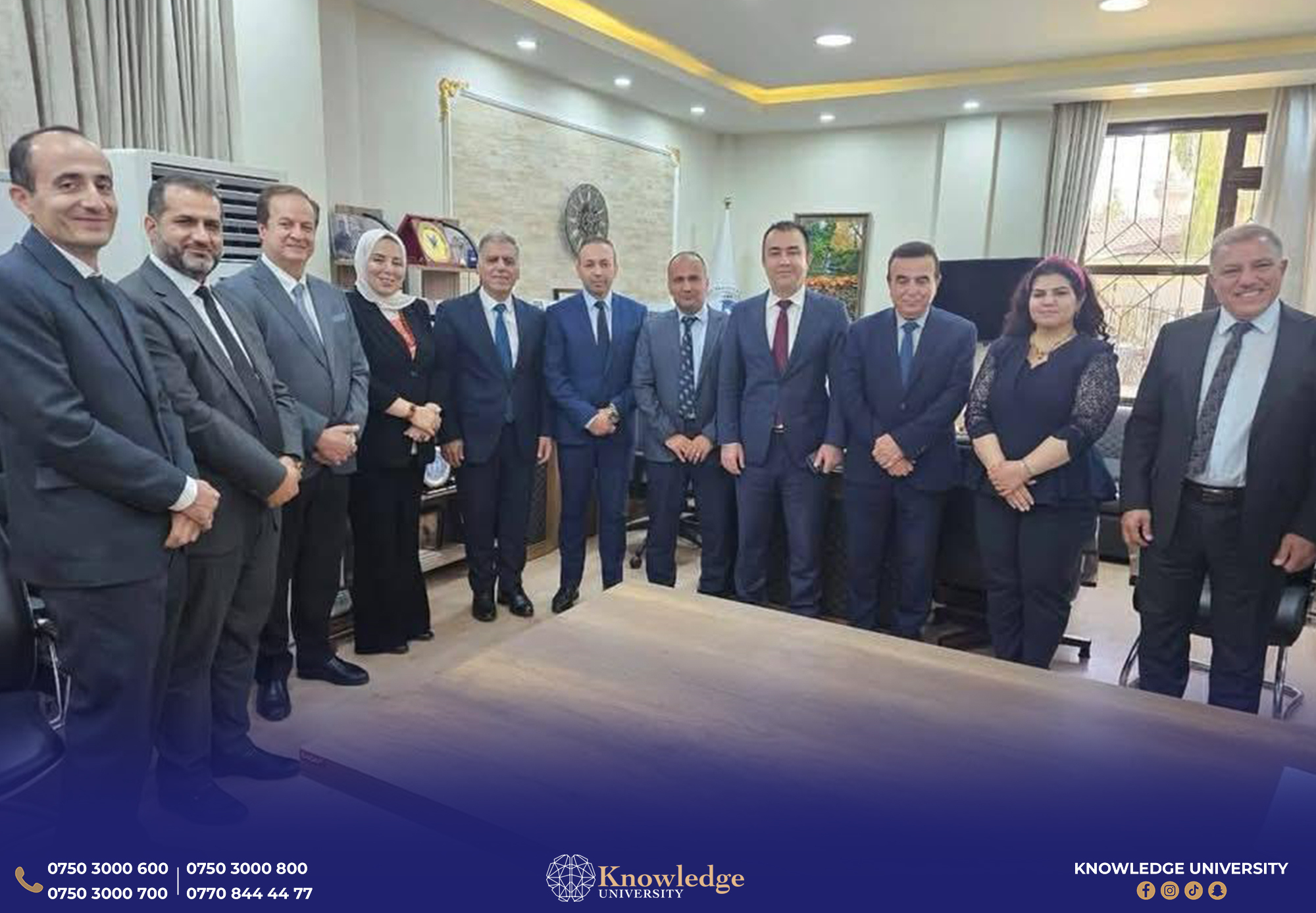 High-Level Meeting of Nursing College Deans Held in the Kurdistan Region