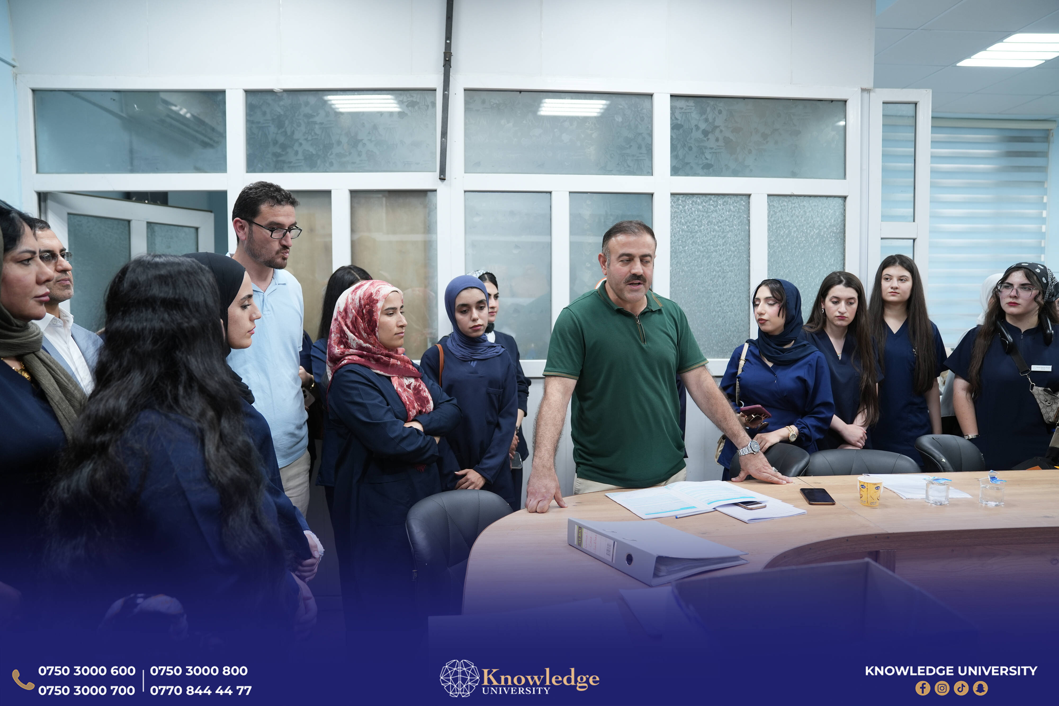 Nursing College\'s First Stage Students Paid a Scientific Visit to Hawler Medical University