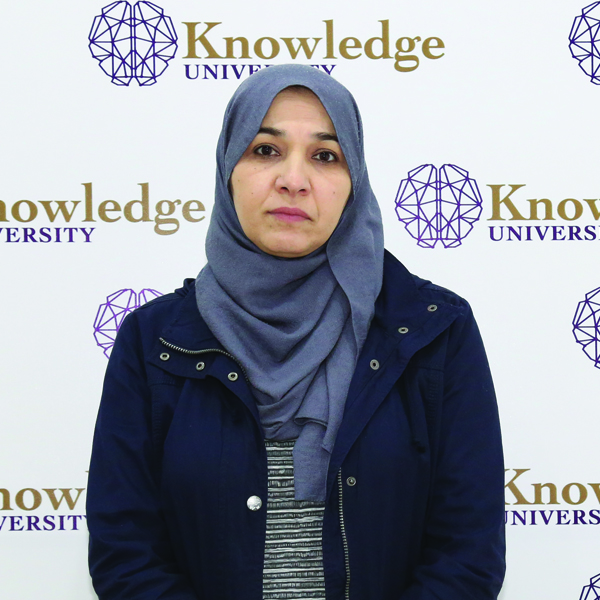 Knowledge University, Academic Staff, Maysa Abdulkareem Mahmood
